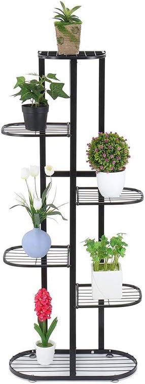 Flower Plant Stand , Multi-layer Domestic Iron Flower Stand-5 layers 6 pots happyhome