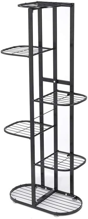 Flower Plant Stand , Multi-layer Domestic Iron Flower Stand-5 layers 6 pots happyhome