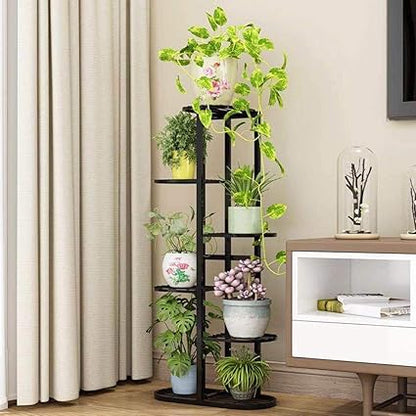 Flower Plant Stand , Multi-layer Domestic Iron Flower Stand-5 layers 6 pots happyhome