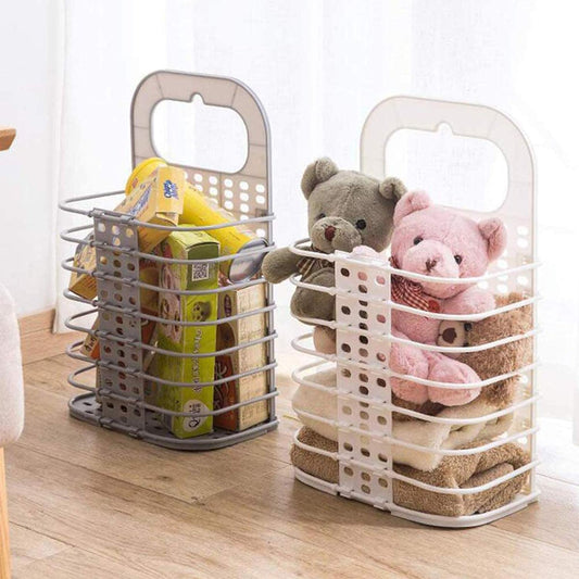 Foldable Laundry Basket , Laundry Basket Plastic happyhome