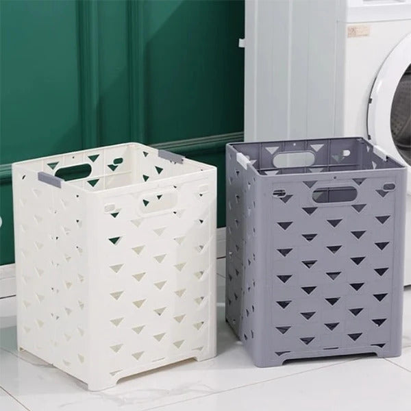 Folding Laundry Basket , Foldable Laundry Basket Plastic happyhome