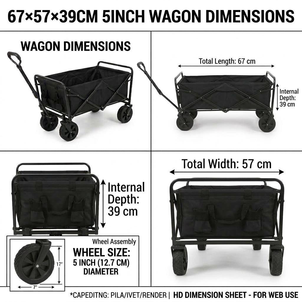 Camping Folding Cart, Folding Trolley