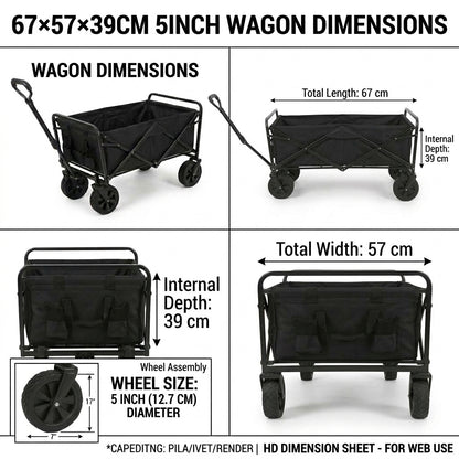 Camping Folding Cart, Folding Trolley