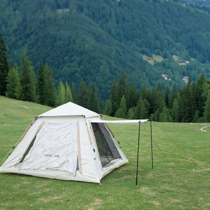 Green Lion GT Camping Tent - Biege, Portable Camping Tent,