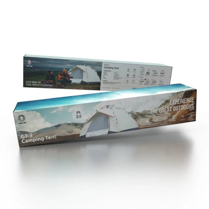 Green Lion GT Camping Tent - Biege, Portable Camping Tent,