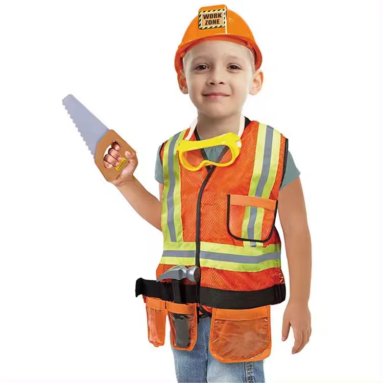 Role Play Set - Construction Worker, Children's Costume