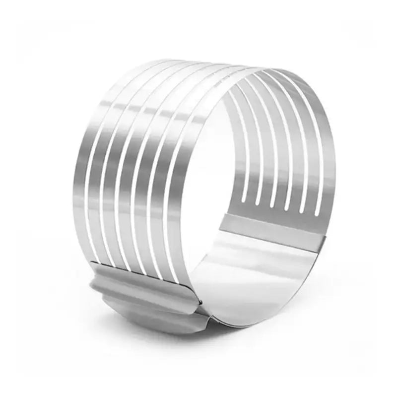 Adjustable Cake Slicer Ring , Layered Cake Cutting Ring