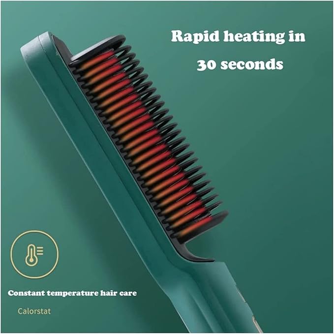 Hair Straightener Brush, Hair Straightener Comb for Women & Men happyhome