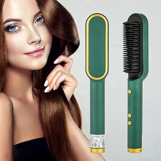 Hair Straightener Brush, Hair Straightener Comb for Women & Men happyhome