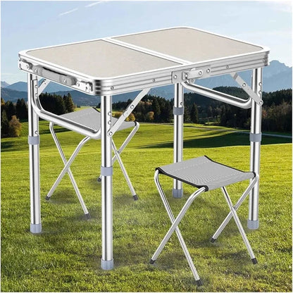 Foldable Camping Table & Chair Set,Foldable Table & 2 Stools