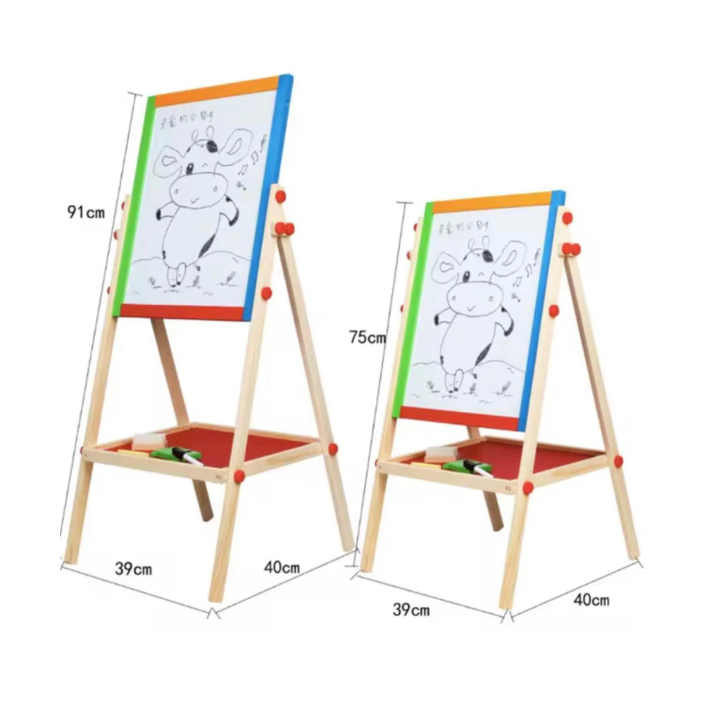 2 in 1 Drawing Board for Kids, Magnetic Drawing Board