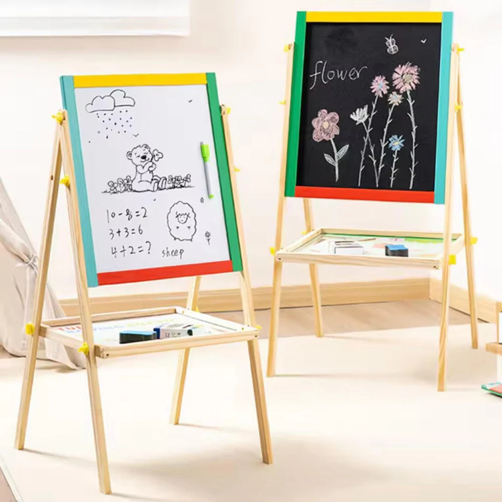 2 in 1 Drawing Board for Kids, Magnetic Drawing Board