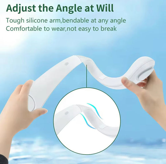 Rotatable Cooling Neck Fan, Hands Free Bladeless Fan