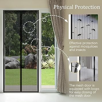 Magnetic Fly Net , Mosquito Door Net happyhome