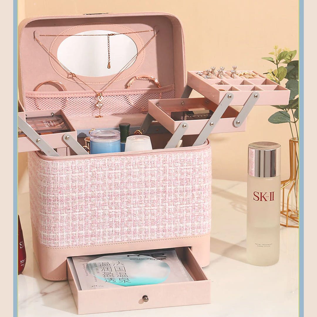 Make up Kit Brush Organiser Box happyhome