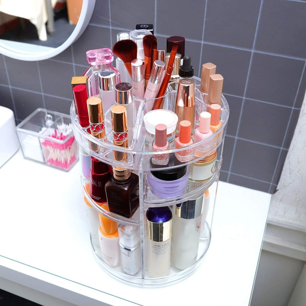 Makeup Organizer, Rotating Makeup Organizer happyhome