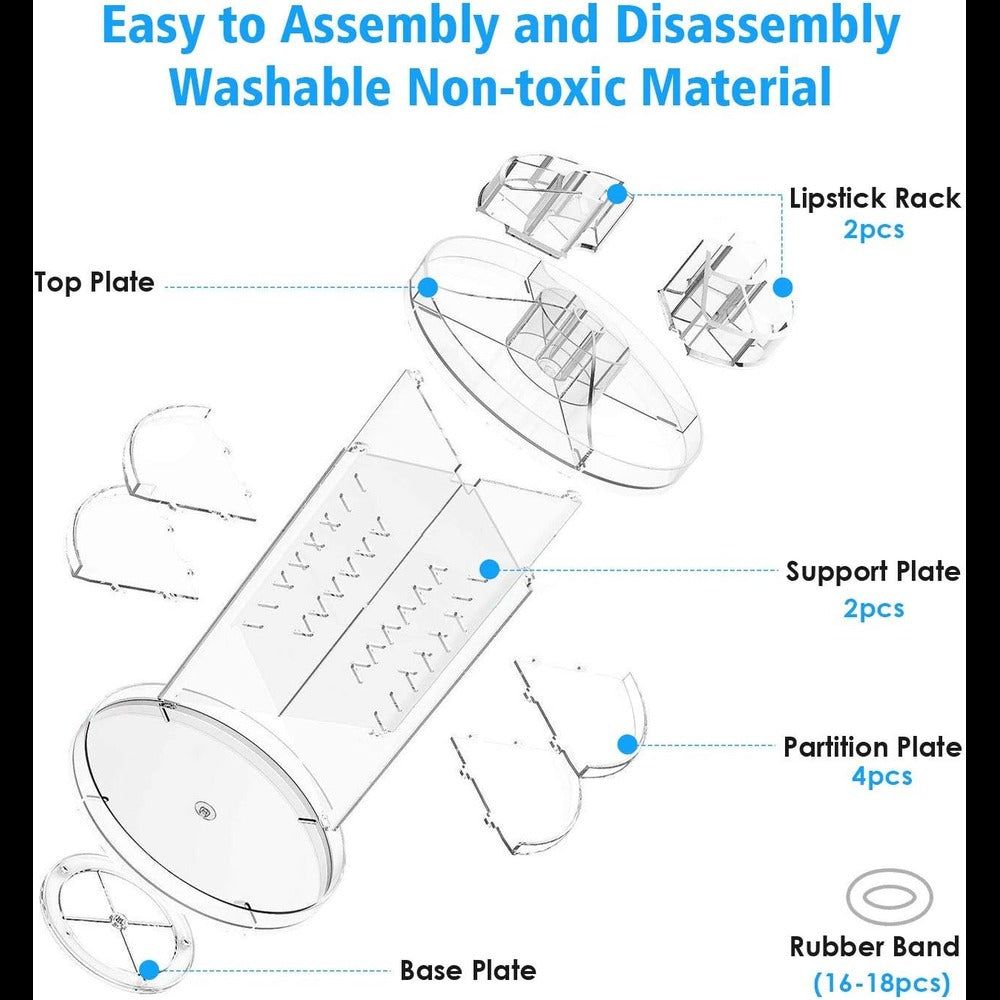 Makeup Organizer, Rotating Makeup Organizer happyhome