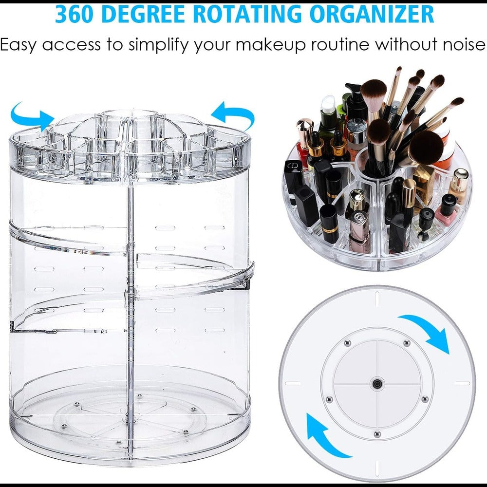 Makeup Organizer, Rotating Makeup Organizer happyhome