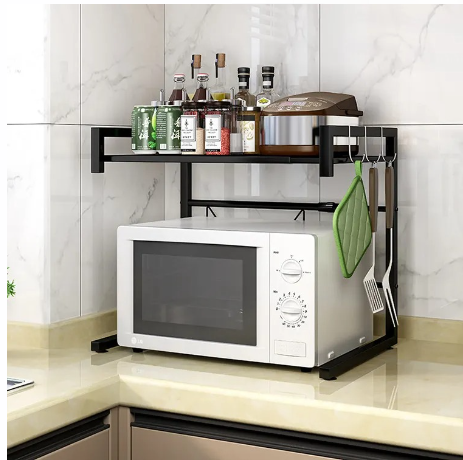 Microwave Oven Stand, Extendable Microwave Oven Rack happyhome