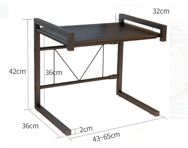 Microwave Oven Stand, Extendable Microwave Oven Rack happyhome