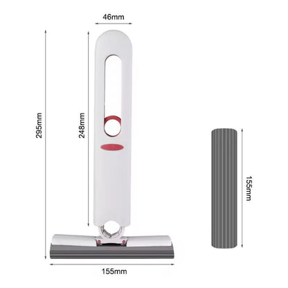 Mini Cleaning Mop, Portable Self-Squeeze Small Mop happyhome