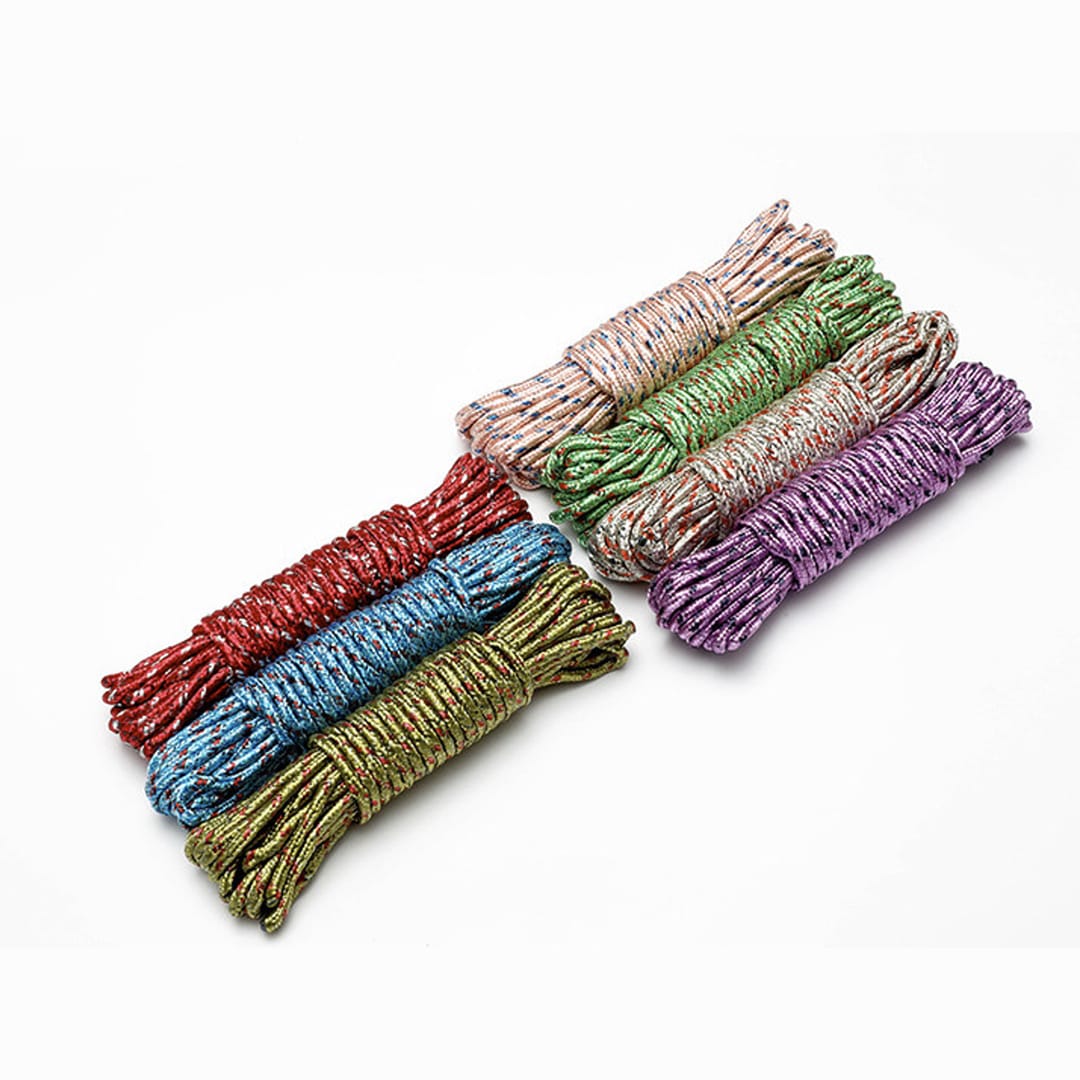 Multi Color Clothesline , Nylon Braided Rope happyhome