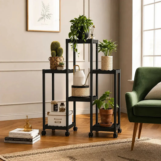 Multi-Layer Plant Stand,Plant Stand with Wheels