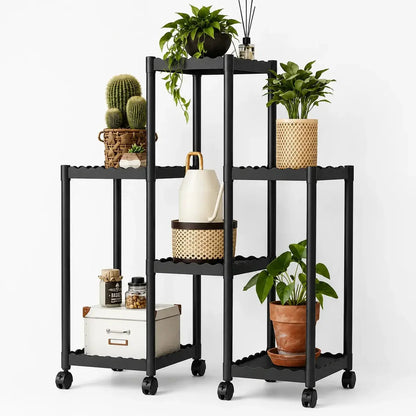 Multi-Layer Plant Stand,Plant Stand with Wheels