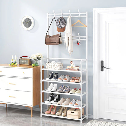 Multifunction Shoe And Hat Rack , Shoe Rack Stand Organizer happyhome