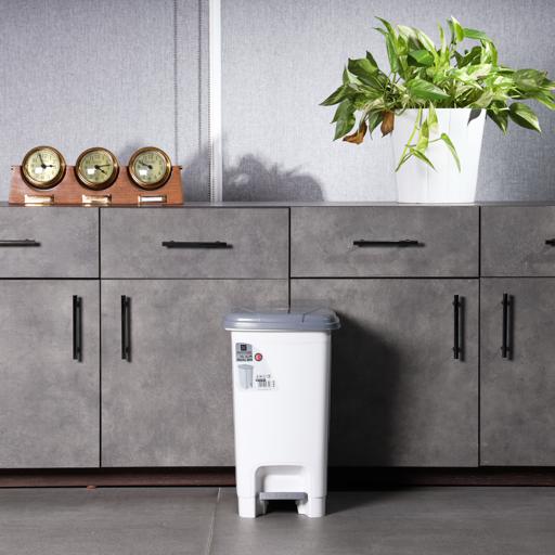 Pedal Dustbin , Rectangular Waste Bin Trash Can happyhome