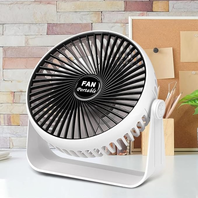 Personal Desktop Fan, Portable Desktop Table Fan Powered By USB happyhome