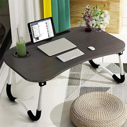 Portable Laptop stand with Handle,Bed Desk for Laptop with Cup Holder happyhome