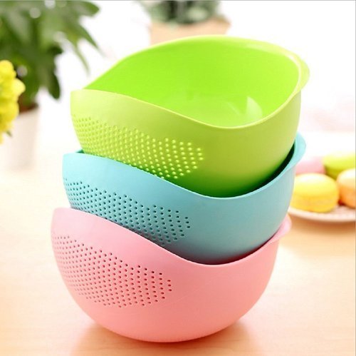 Rice Strainer , Rice Washing Bowl happyhome