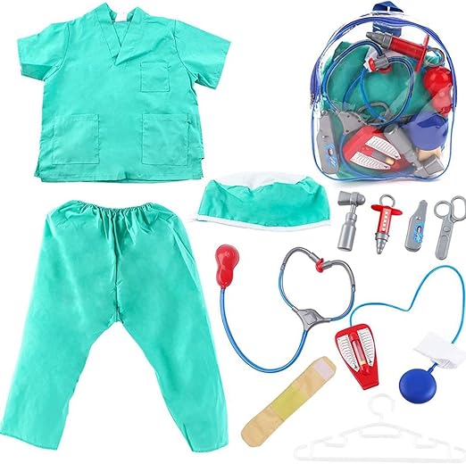 Role-Play Set - Surgeon, Play Costume for Boys and Girls happyhome