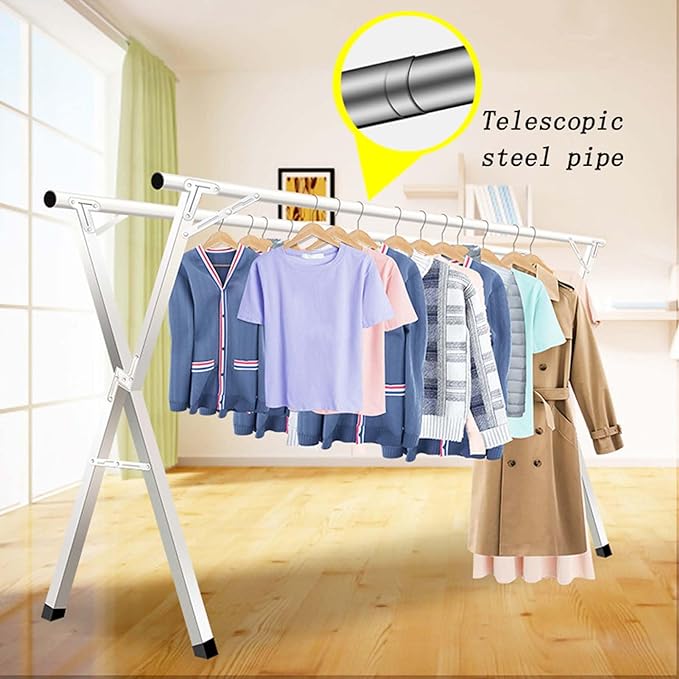 SS clothes Drying Stand Full Steel , Clothes Drying Rack happyhome