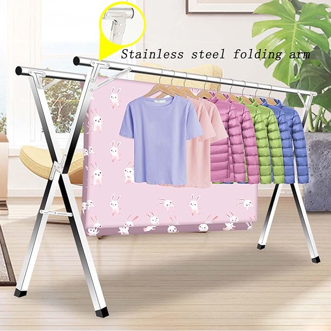 SS clothes Drying Stand Full Steel , Clothes Drying Rack happyhome