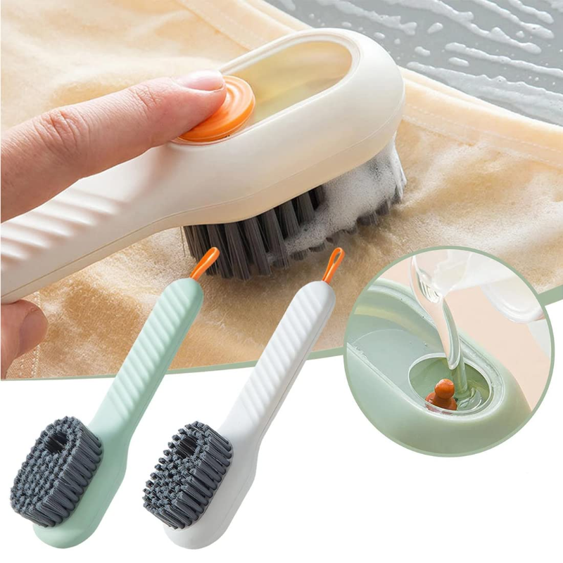 Shoe Cleaning Soap Dispensing Brush , Shoe Cleaning Brush happyhome