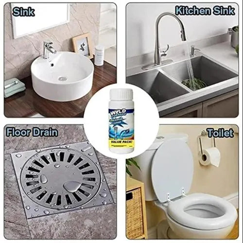 Sink And Drain Cleaner, Drain Cleaning Powder happyhome