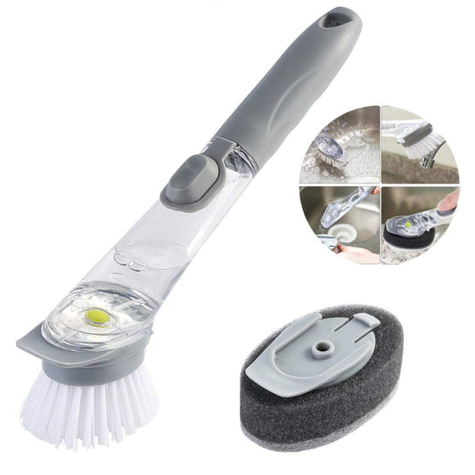 Soap Dispenser Brush , Cleaning Brush with Soap Dispenser happyhome