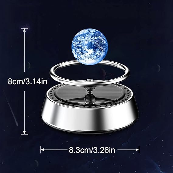 Solar Rotating Car Air Freshener, Car Aromatherapy Diffuser happyhome