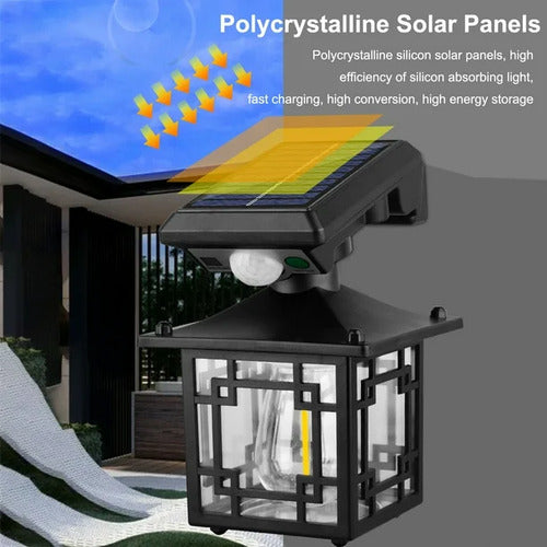 Solar Sensor Light, Wall Mounted Solar Light happyhome