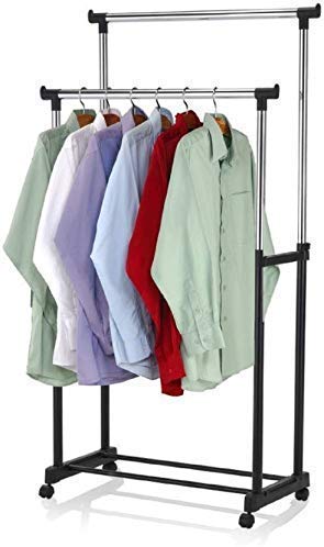 Steel Clothes Rack Double , Clothes Drying Rack Double Pole happyhome