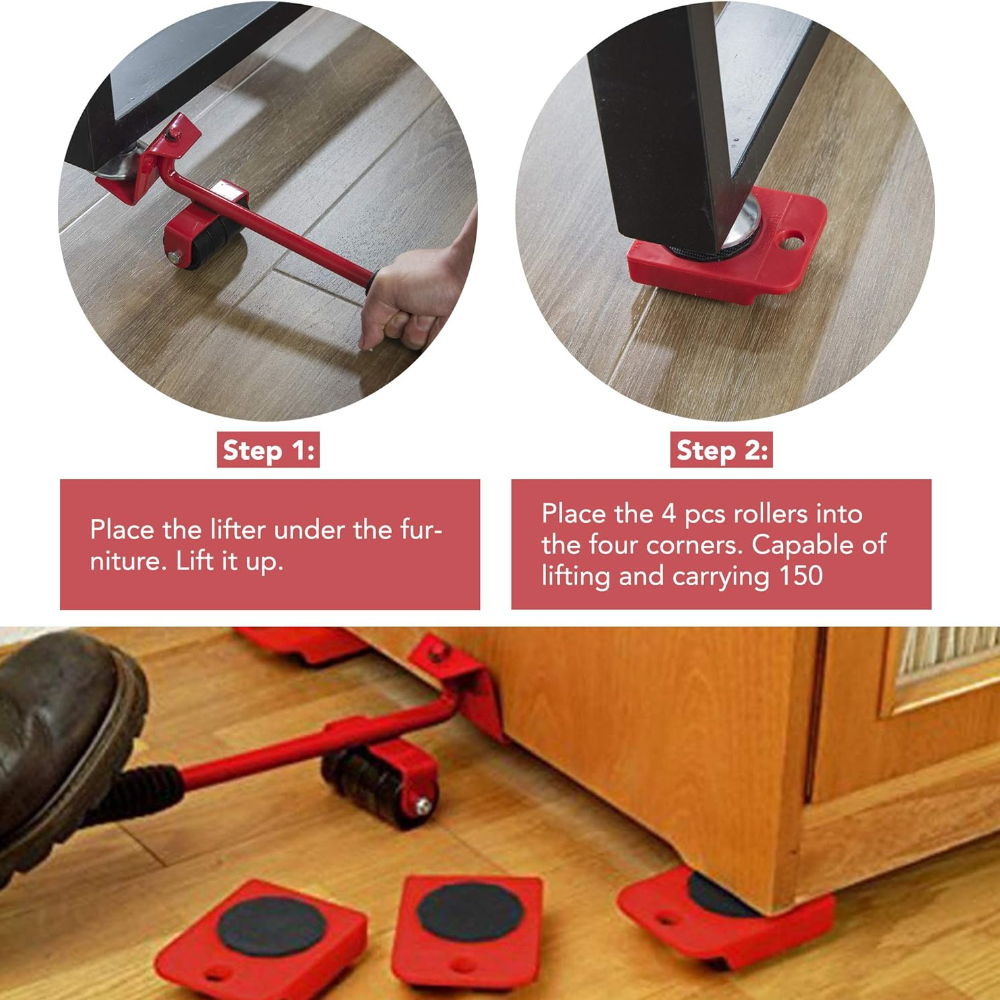 Steel Moving Helper , Furniture Lifter Shifting Tool happyhome