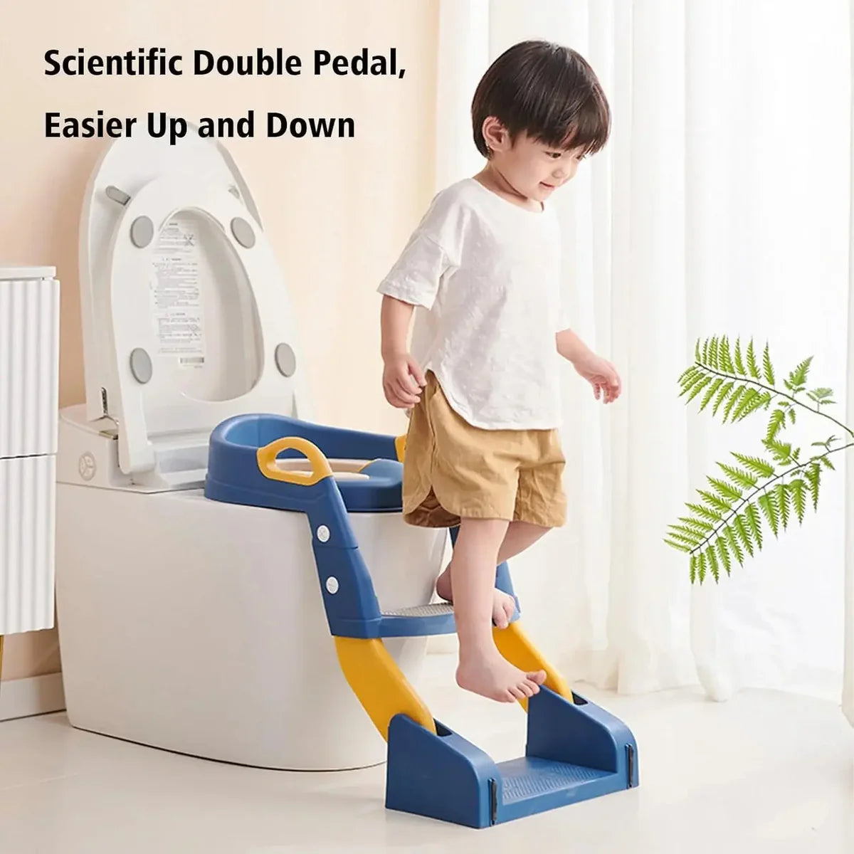 Kids Toilet Training Seat, Potty Training Seat with Ladder