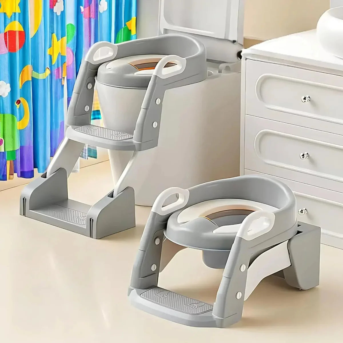 Kids Toilet Training Seat, Potty Training Seat with Ladder