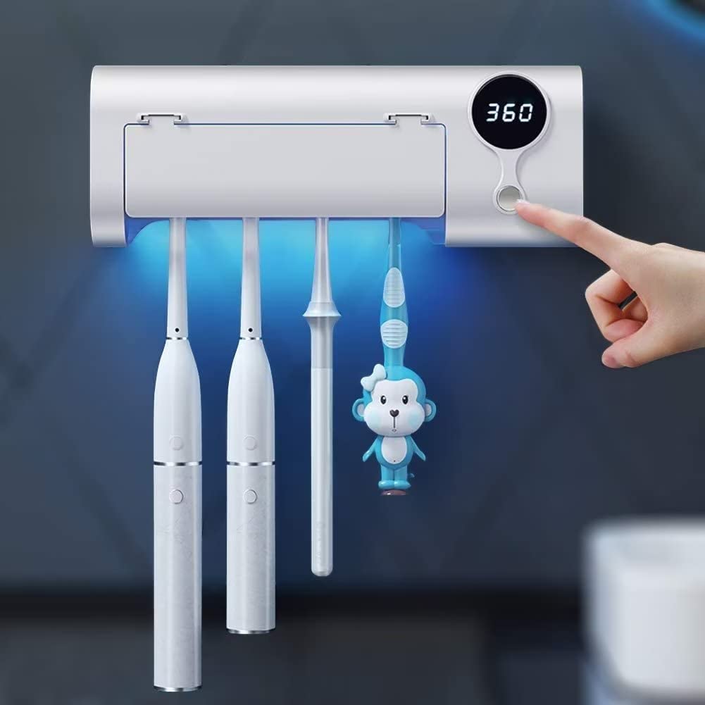 Toothbrush Holder , Electric UV Toothbrush Holder for Bathroom happyhome