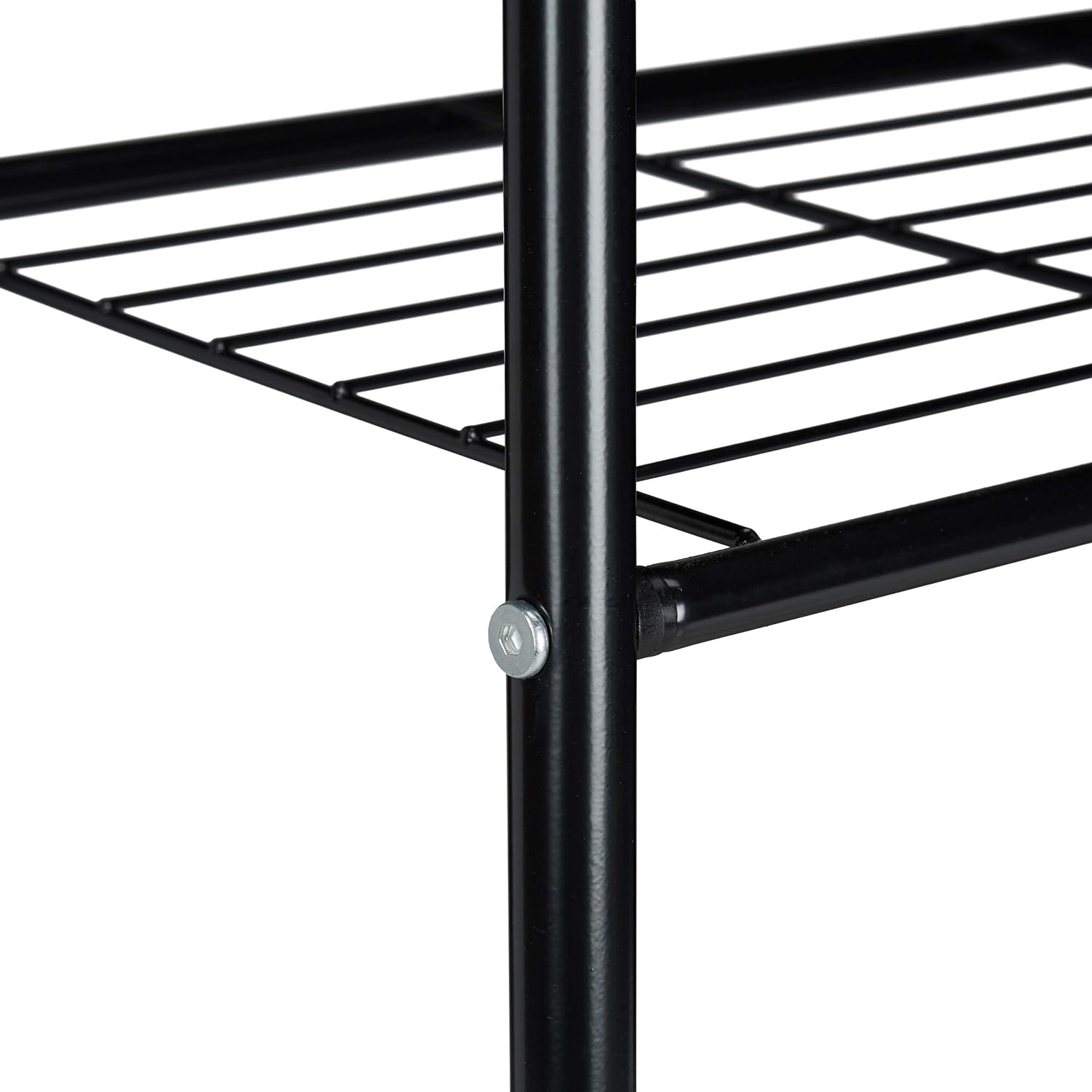 Triangle Clothes Rack - Non Trolley Type, Clothes Hanger Stand with Shoe Shelf happyhome