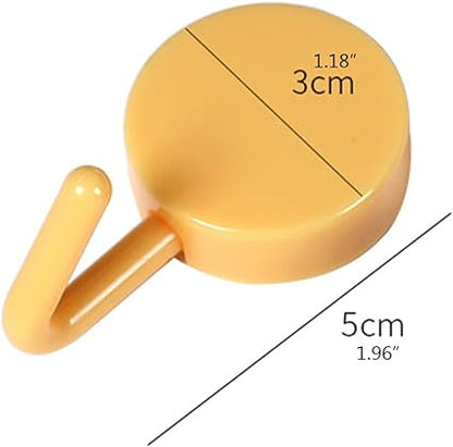 Wall Hook Small , Wall-Mounted Hanging Hook 10 Pieces happyhome