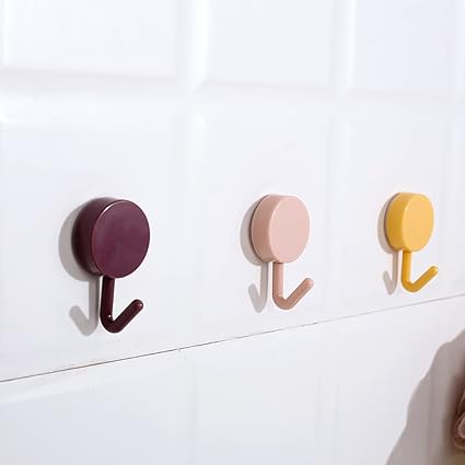 Wall Hook Small , Wall-Mounted Hanging Hook 10 Pieces happyhome