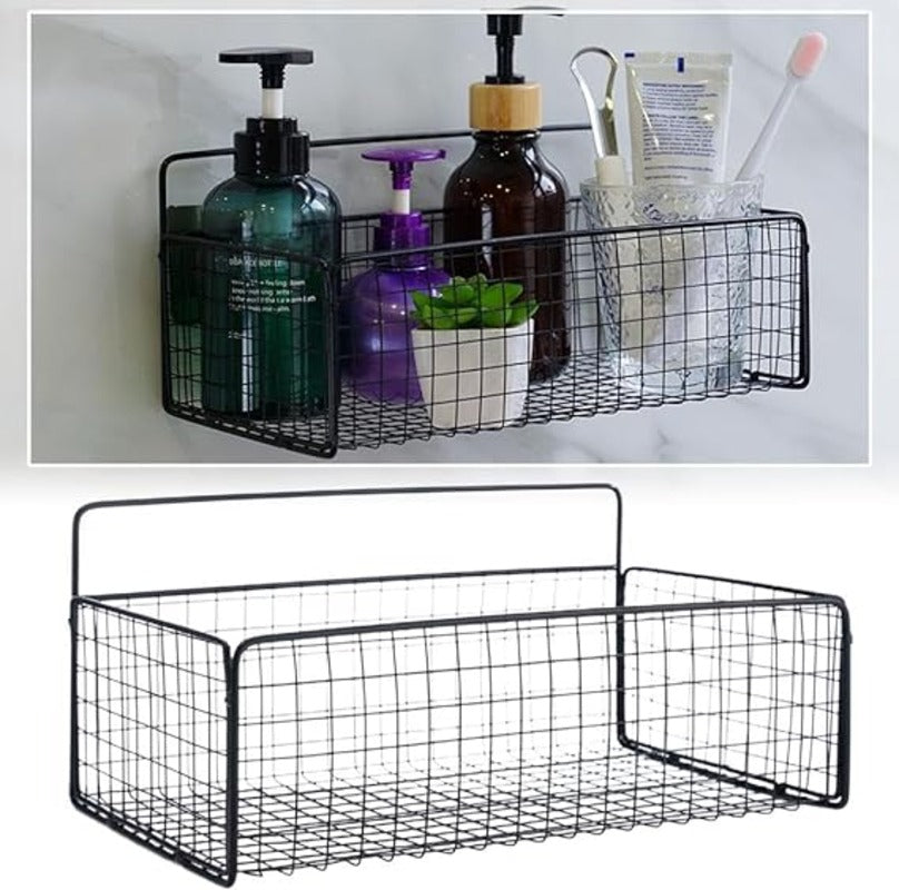 Wall Mounted Storage Rack , Bathroom Organizer Rack happyhome